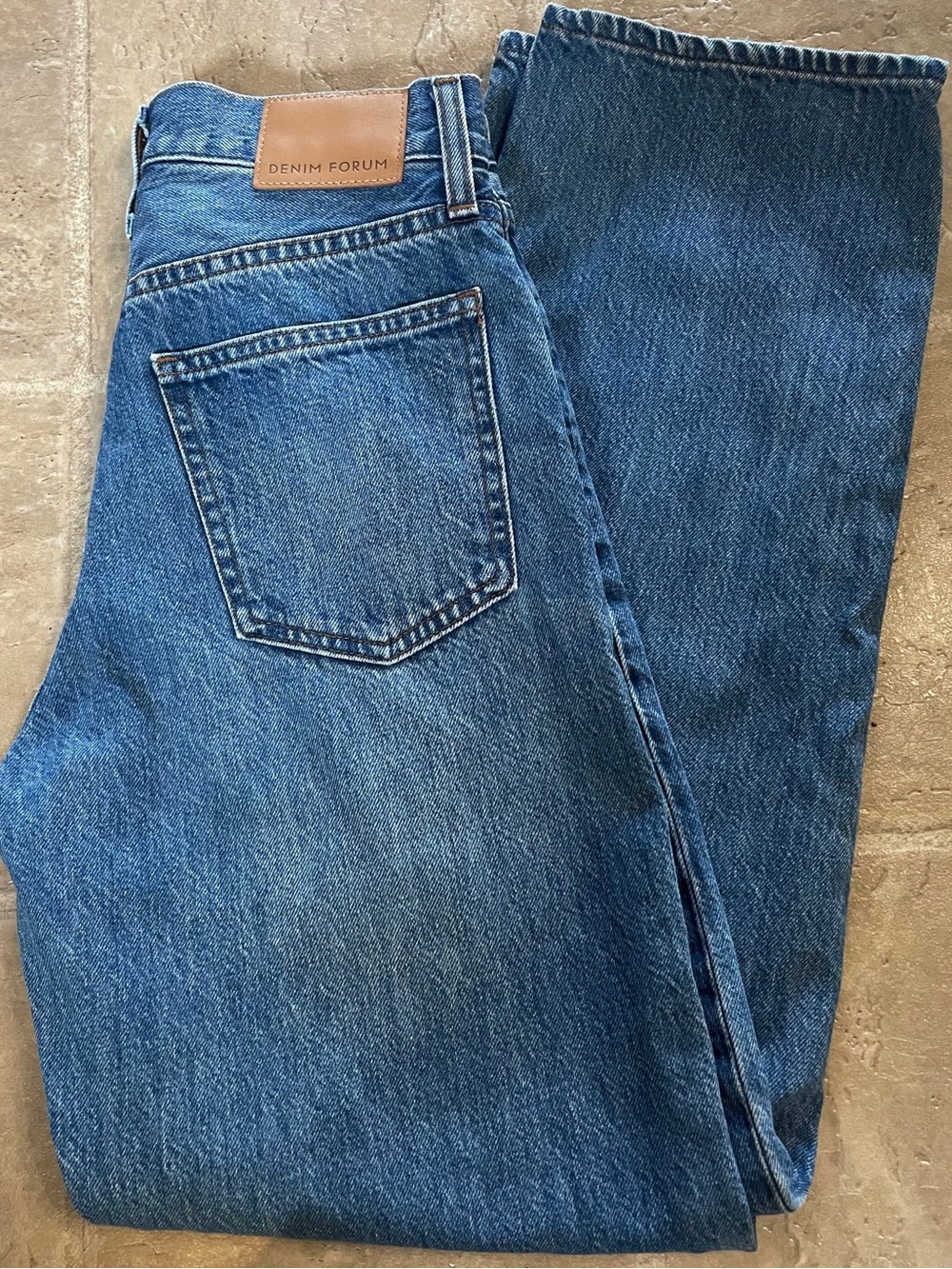 Denim Forum “The 90s Marlo Hi-Rise Baggy Jean” | 5 Yrs Kiss N Tell Bleu - Picture 4 of 4